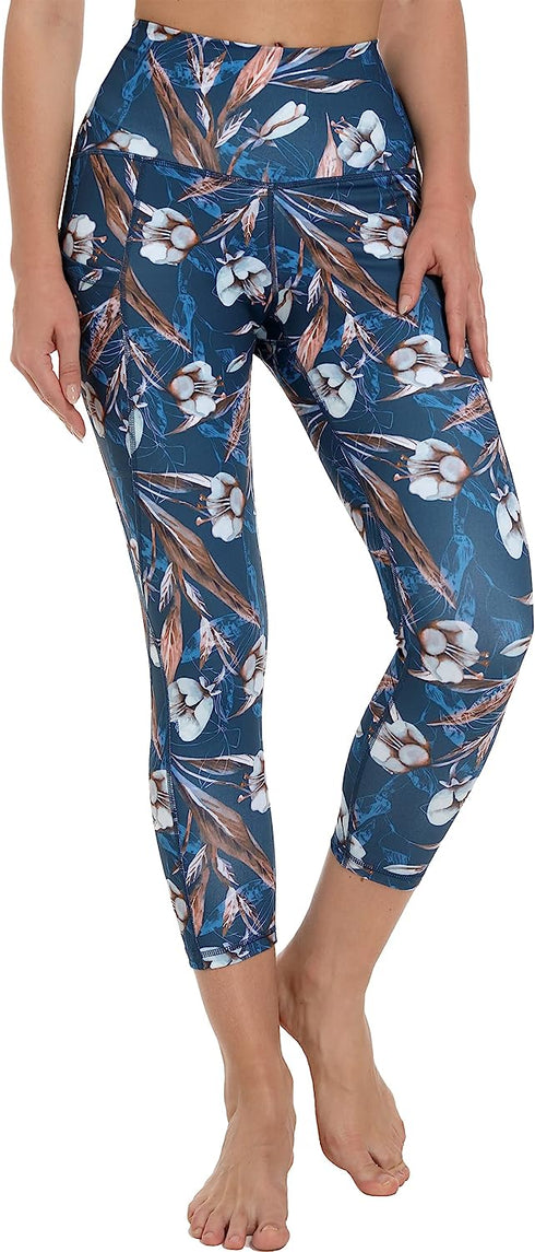 Women High Waisted Stretchy Leggings with Pockets Buttery Soft Workout Yoga Pants